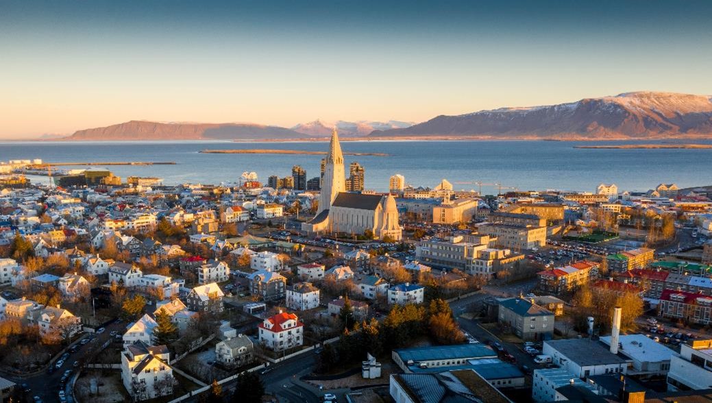 Reykjavik city view