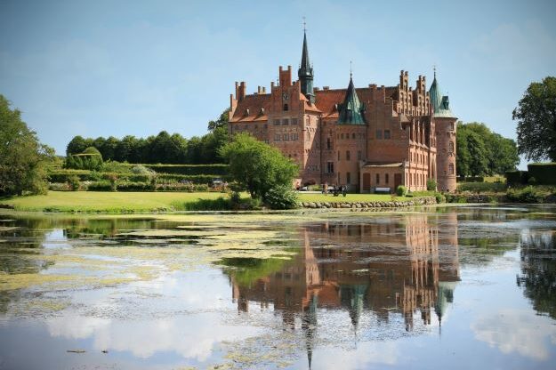 View of the Egeskov Castle