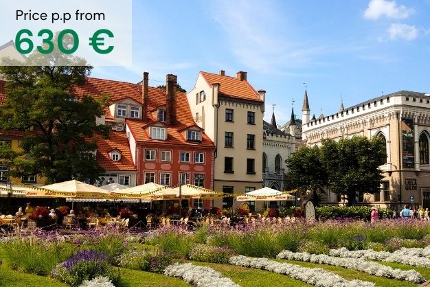 Nordic Travel House Historic Baltic Capitals Tour PP from 630 EURO