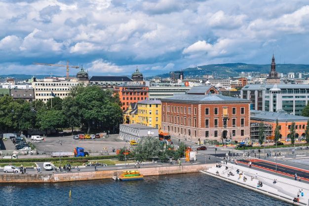 View of the habour in oslo