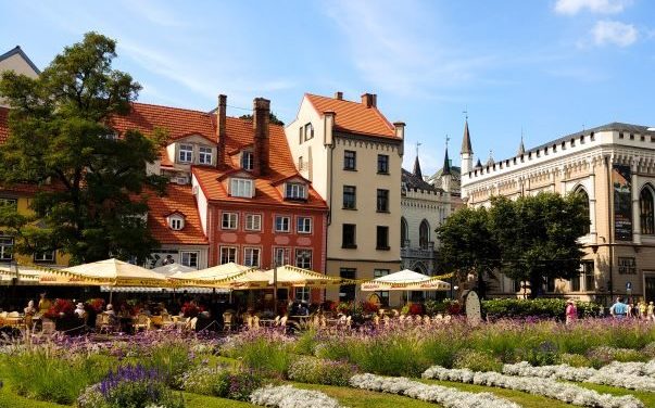 Square in old town Riga